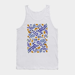 Magical garden - blue and yellow Tank Top